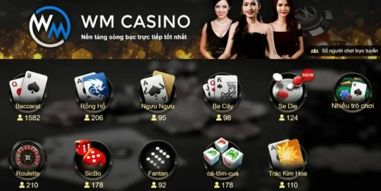 Casino WM mang lại nguồn cảm hứng mới cho người chơi
